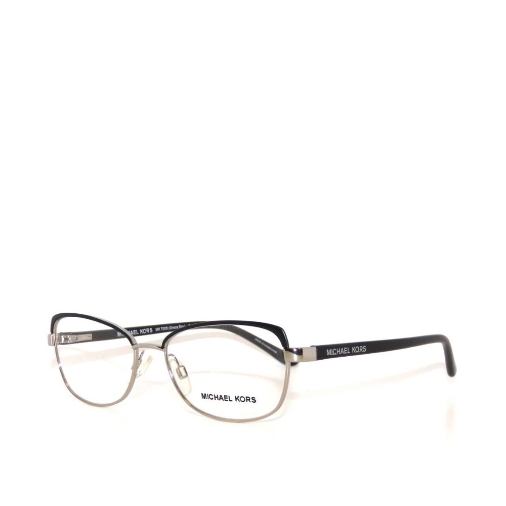 Michael Kors Grace Bay 7005 1048 52 Silver Black Eyeglasses MK7005